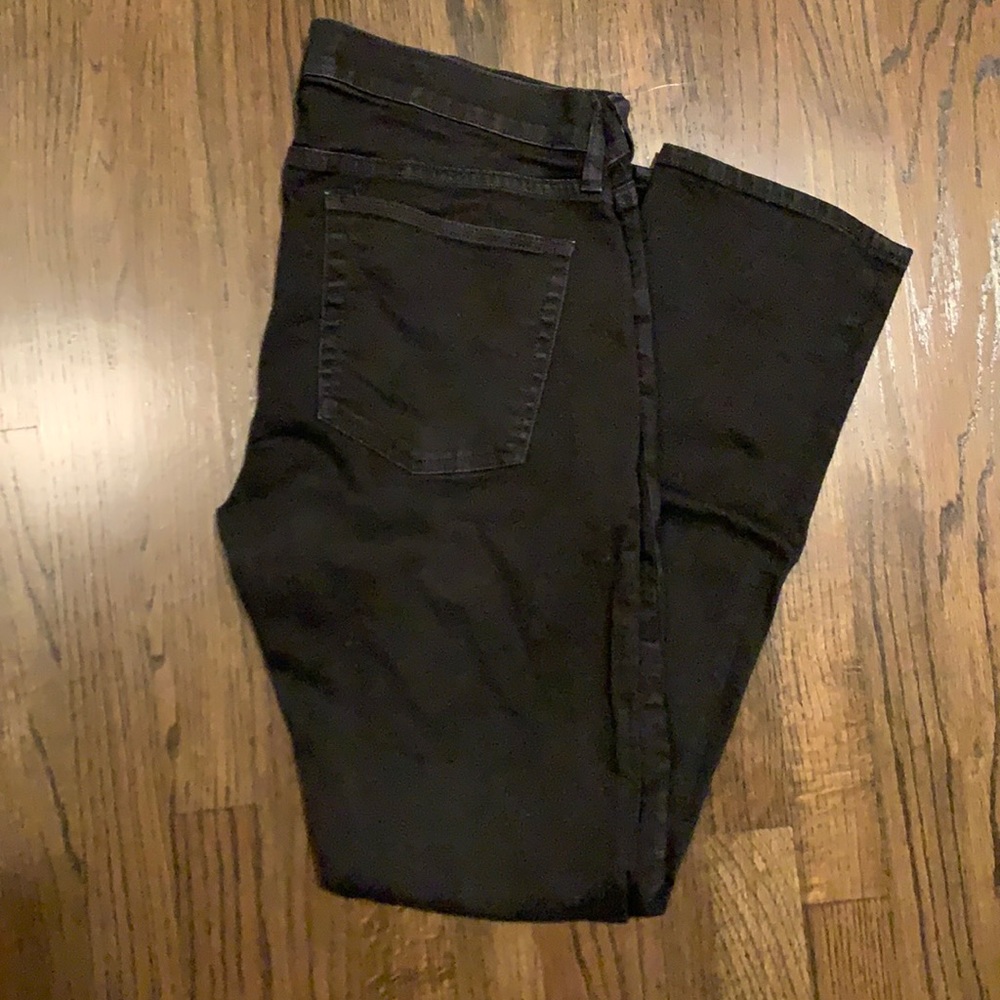 Jcrew maternity matchstick black jeans size 30